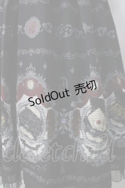 画像4: ALICE and the PIRATES / Mistical brilliance Jewelry〜秘められた宝石の行方〜柄ジャンパースカートI  黒 Y-25-05-19-129-PA-OP-SZ-ZY