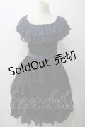ATELIER PIERROT / Ruined castle dress　ドレス  ブラック×ネイビー Y-25-05-19-132-EL-OP-SZ-ZY