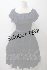 ATELIER PIERROT / Ruined castle dress　ドレス  ブラック×ネイビー Y-25-05-19-132-EL-OP-SZ-ZY