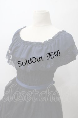 画像3: ATELIER PIERROT / Ruined castle dress　ドレス  ブラック×ネイビー Y-25-05-19-132-EL-OP-SZ-ZY