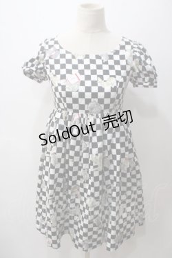 画像1: MILK / Milk Bunnyワンピース  黒ｘ白 Y-25-05-19-140-ML-OP-AS-ZY