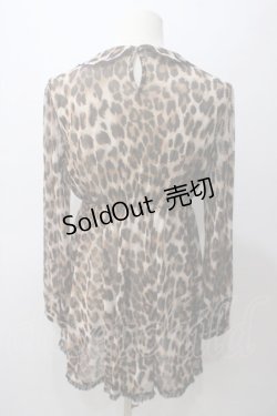 画像2: E hｙphen WORLD GALLERY Bon Bon / レオパードシャツワンピース  ブラウン Y-25-05-19-144-LO-OP-AS-ZY