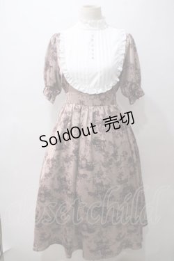 画像1: m petit by misako / トワルドジュイワンピース M 中桃 Y-25-05-19-150-LO-OP-SZ-ZY