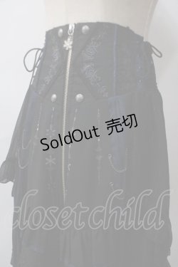 画像3: Ozz oneste / バッスル刺 入りスカート  黒 Y-25-05-19-161-OO-SK-SZ-ZY