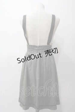 画像2: axes femme / ベルト風サス付スカート F カーキ Y-25-05-19-167-AX-SK-SZ-ZY