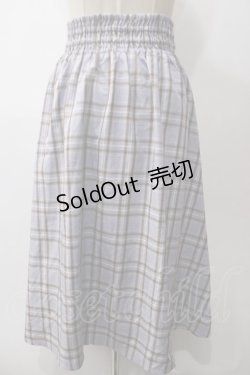 画像2: 【SALE】axes femme / 編上ミディ丈フレアスカート F 紺 Y-25-05-19-170-AX-SK-SZ-ZT167