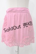 MILK / シフォンスカート  ピンク Y-25-05-19-172-ML-SK-AS-ZY