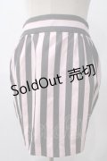 MILK / Lady Stripe ミニスカート  ピンク×ブラック Y-25-05-19-179-ML-SK-SZ-ZY