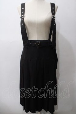 画像1: Candy Stripper / NEEDLELIKE PLEATS JUMPER スカート 2 ブラック Y-25-05-19-183-PU-OP-SZ-ZY