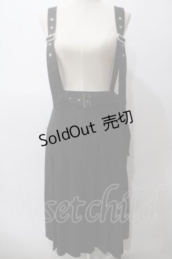 画像1: Candy Stripper / NEEDLELIKE PLEATS JUMPER スカート 2 ブラック Y-25-05-19-183-PU-OP-SZ-ZY