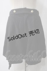 Princess Chronicles / 黒兎のお嬢様ハーフパンツ XL 黒 Y-25-05-19-186-PU-PA-SZ-ZY