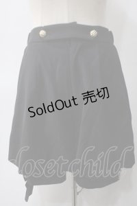 Princess Chronicles / 黒兎のお嬢様ハーフパンツ XL 黒 Y-25-05-19-186-PU-PA-SZ-ZY