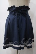 axes femme / フロント編み上げスカパン M 紺 Y-25-05-19-187-AX-PA-SZ-ZY