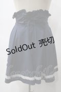 axes femme / フロント編み上げスカパン M 紺 Y-25-05-19-187-AX-PA-SZ-ZY