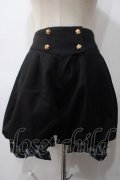 Princess Chronicles / 薄花桜の貴公子ハーフパンツ L 黒 Y-25-05-19-191-PU-PA-SZ-ZY