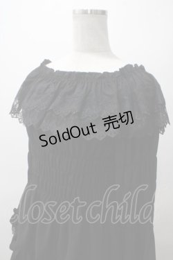 画像3: ATELIER PIERROT / Shirring princess sleeve blouse  黒 Y-25-05-19-024-EL-BL-SZ-ZY