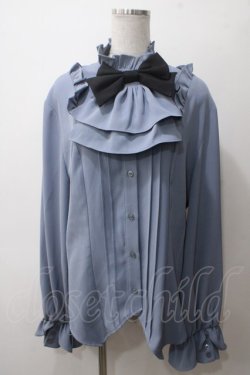 画像1: Princess Chronicles / 薄花桜の貴公子のキャバリアブラウス 2XL サックス Y-25-05-19-029-PU-BL-SZ-ZY