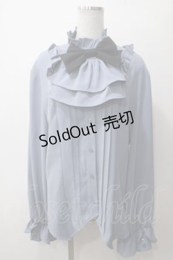 画像1: 【SALE】Princess Chronicles / 薄花桜の貴公子のキャバリアブラウス 2XL サックス Y-25-05-19-029-PU-BL-SZ-ZT381