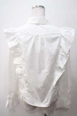 画像2: MILK / フリルブラウス  白 Y-25-05-19-038-ML-BL-AS-ZY