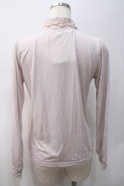画像2: axes femme / レースカラーカットブラウス  ピンク Y-25-05-22-060-AX-TO-SZ-ZY