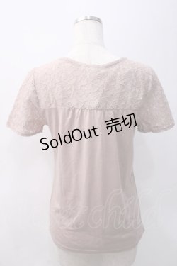 画像2: axes femme / レース切替えプルオーバー M アワピンク Y-25-05-22-062-AX-TO-SZ-ZY
