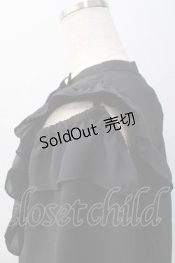 画像3: axes femme POETIQUE / 2wayボウタイブラウス M 黒 Y-25-05-22-067-AX-BL-SZ-ZI