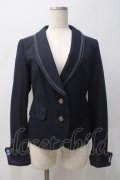 axes femme / カフス付きショールカラージャケット M 紺 Y-25-05-22-080-AX-JA-SZ-ZY