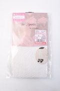 m petit by misako / AMマーメイドレースタイツ M-L 中白 Y-25-05-22-009-LO-ZA-SZ-ZY