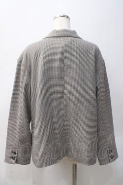 画像2: axes femme / ガンクラブチェックジャケット  ブラウン Y-25-05-22-082-AX-JA-SZ-ZY