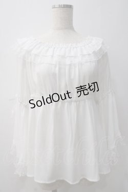 画像3: axes femme kawaii / 2WAY姫袖ブラウス M 白 Y-25-05-22-084-AX-BL-SZ-ZY