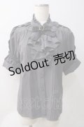 Amavel / Steampunk Gearブラウス F グレー Y-25-05-22-091-CA-BL-SZ-ZY