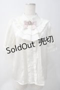 Amavel / Classical Doll レースフリルブラウス  オフ Y-25-05-22-092-CA-BL-AS-ZY
