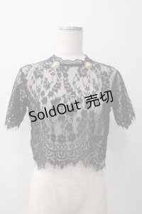 MARBLE / レーストップス  黒 Y-25-05-22-097-GO-TO-SZ-ZY