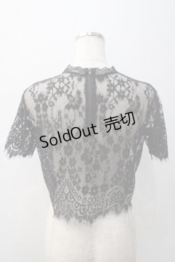画像2: MARBLE / レーストップス  黒 Y-25-05-22-097-GO-TO-SZ-ZY