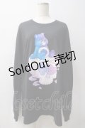 LAND by MILKBOY /ULL CLOUD L.S. TEE XXL ブラック Y-25-05-22-102-MB-TO-SZ-ZY