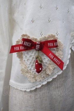 画像3: PINK HOUSE / PINK HOUSE×misako aoki ハートモチーフカーディガン F キナリ Y-25-05-22-108-LO-TO-SZ-ZY