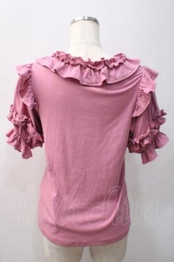 画像2: axes femme kawaii / フリルリボン半袖カットプル M ピンク Y-25-05-22-111-AX-TO-SZ-ZY