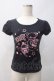 画像1: Angelic Pretty / はにかみベアープリントTシャツ  黒 Y-25-05-22-113-AP-TO-SZ-ZY (1)