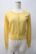 F&A / UVカットUネックニットカーディガン  イエロー Y-25-05-22-115-LO-TO-AS-ZY