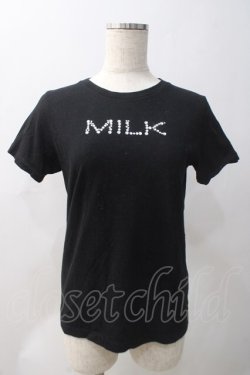 画像1: MILK / TWINKLE MILK Tee  黒 Y-25-05-22-117-ML-TO-SZ-ZY