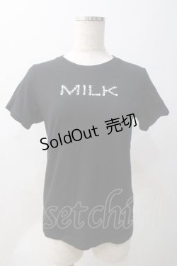 画像1: MILK / TWINKLE MILK Tee  黒 Y-25-05-22-117-ML-TO-SZ-ZY