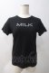 画像1: MILK / TWINKLE MILK Tee  黒 Y-25-05-22-117-ML-TO-SZ-ZY (1)