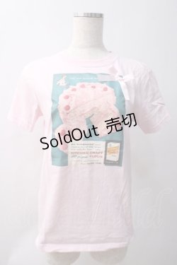 画像1: Nile Perch / ケーキptカットソー  ピンク Y-25-05-22-121-LO-TO-SZ-ZY