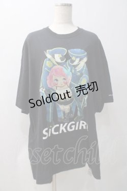 画像1: MILKBOY / SICK GIRL TEE Tシャツ XXL ブラック Y-25-05-22-124-MB-TO-SZ-ZY