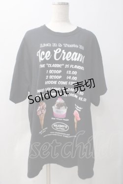 画像1: MILKBOY / ICE CREAMS Tシャツ  ブラック Y-25-05-22-125-MB-TO-SZ-ZY