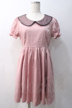 画像1: Ank Rouge / ファーブローチワンピース M ピンク Y-25-05-22-130-CA-OP-SZ-ZY