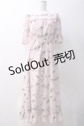 MILK / マーガレットロングドレス  ピンク Y-25-05-22-131-ML-OP-AS-ZY