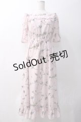 MILK / マーガレットロングドレス  ピンク Y-25-05-22-131-ML-OP-AS-ZY