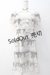 Emily Temple cute / 香水柄ワンピース  黒 Y-25-05-22-132-ET-OP-SZ-ZY