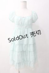Emily Temple cute / グリッター星座ワンピース  ミント Y-25-05-22-134-ET-OP-SZ-ZY